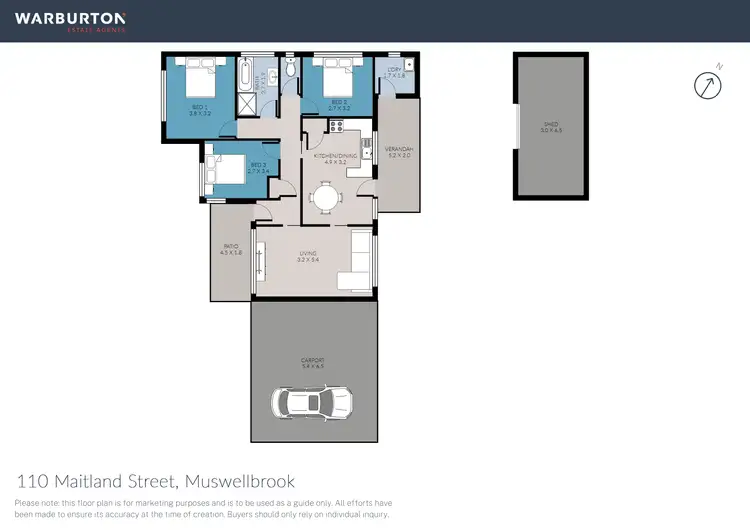 Floorplan of Homely house listing, 110 Maitland Street, Muswellbrook NSW 2333