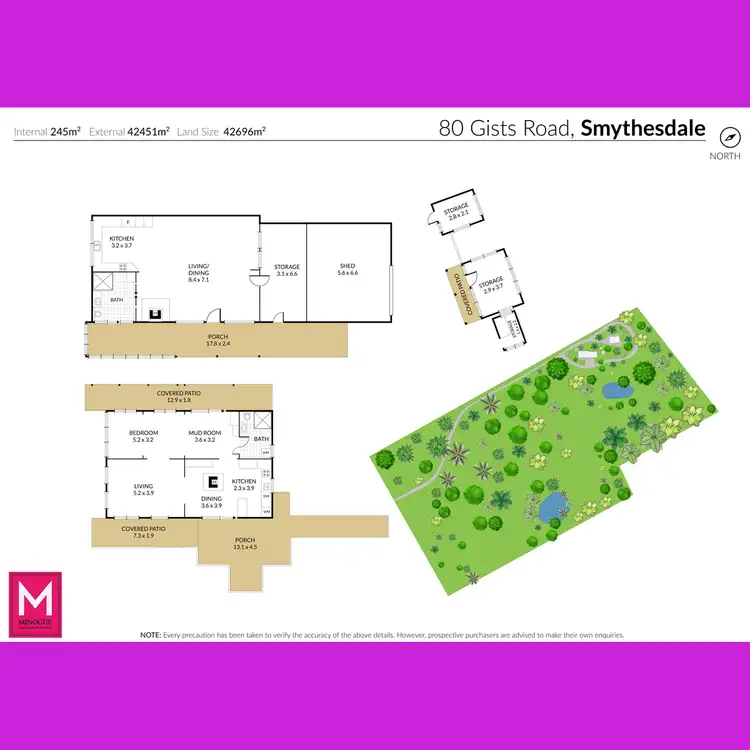 Floorplan of Homely rural property listing, 80 Gists Road, Smythesdale VIC 3351