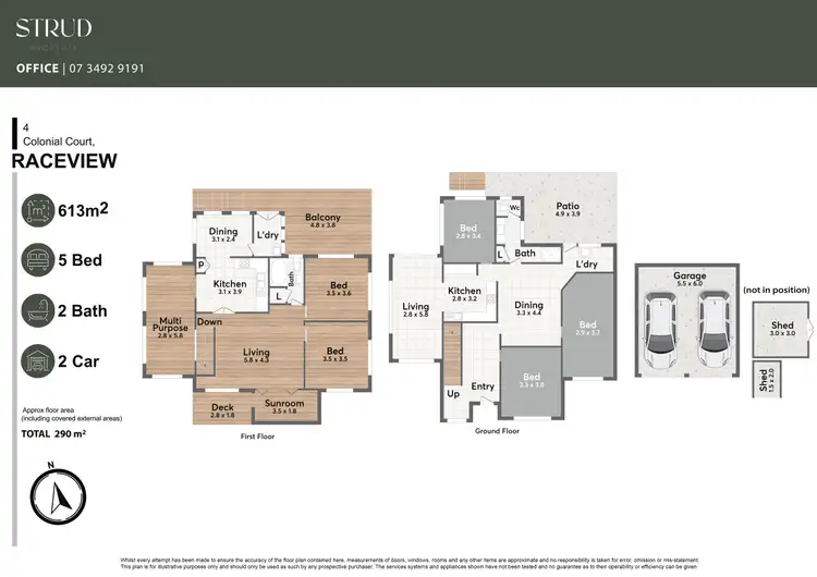 Floorplan of Homely house listing, 4 Colonial Court, Raceview QLD 4305