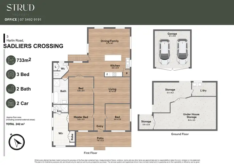 Floorplan of Homely house listing, 3 Harlin Road, Sadliers Crossing QLD 4305