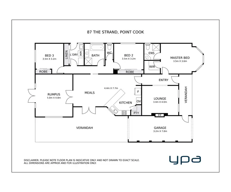 Floorplan of Homely house listing, 87 The Strand, Point Cook VIC 3030