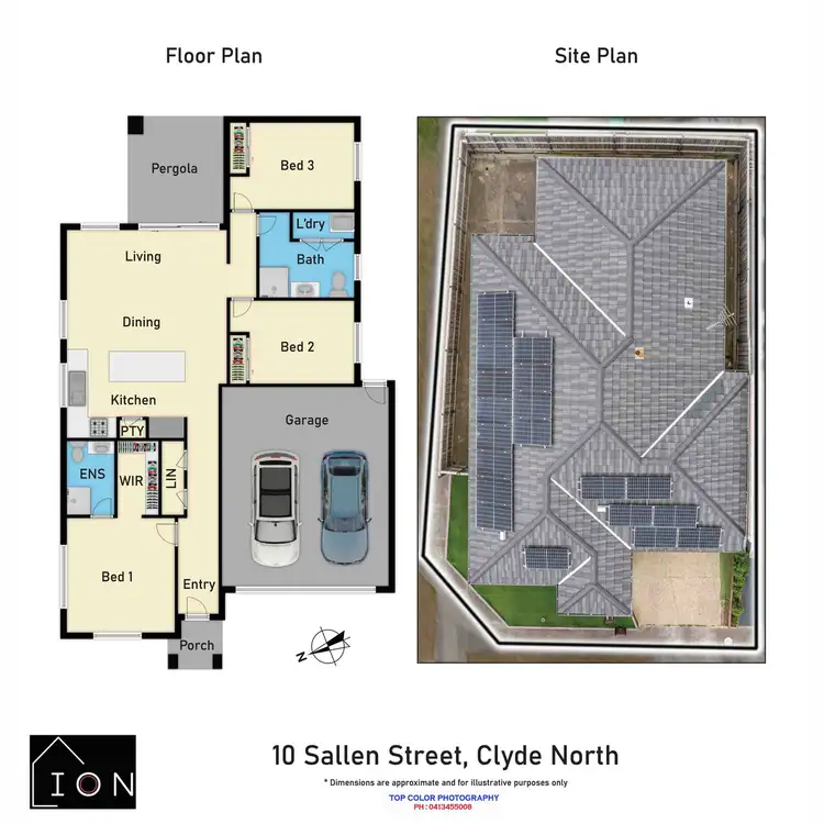 Floorplan of Homely house listing, 10 Sallen Street, Clyde North VIC 3978