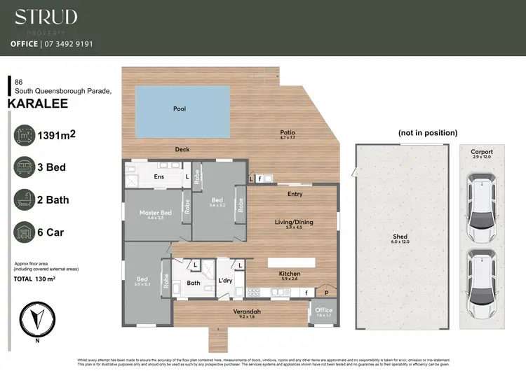 Floorplan of Homely house listing, 86 South Queensborough Parade, Karalee QLD 4306