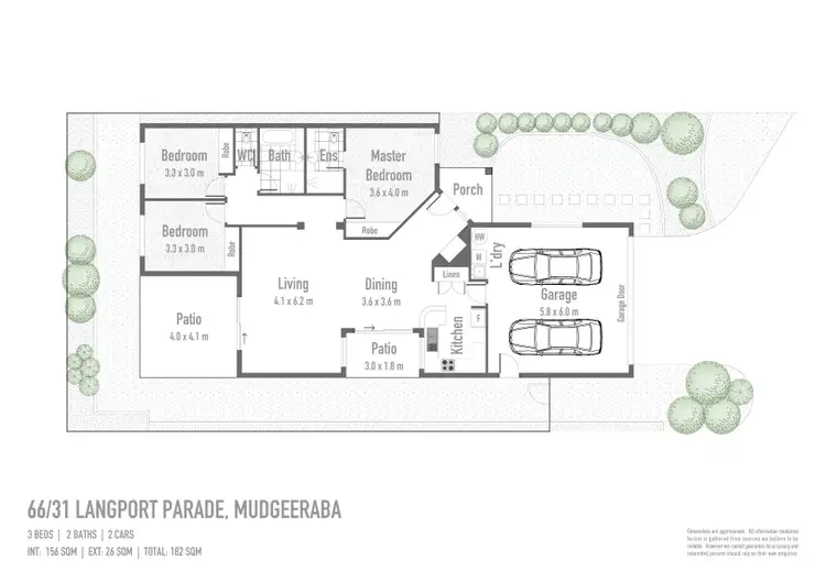 Floorplan of Homely house listing, 66/31 Langport Parade, Mudgeeraba QLD 4213
