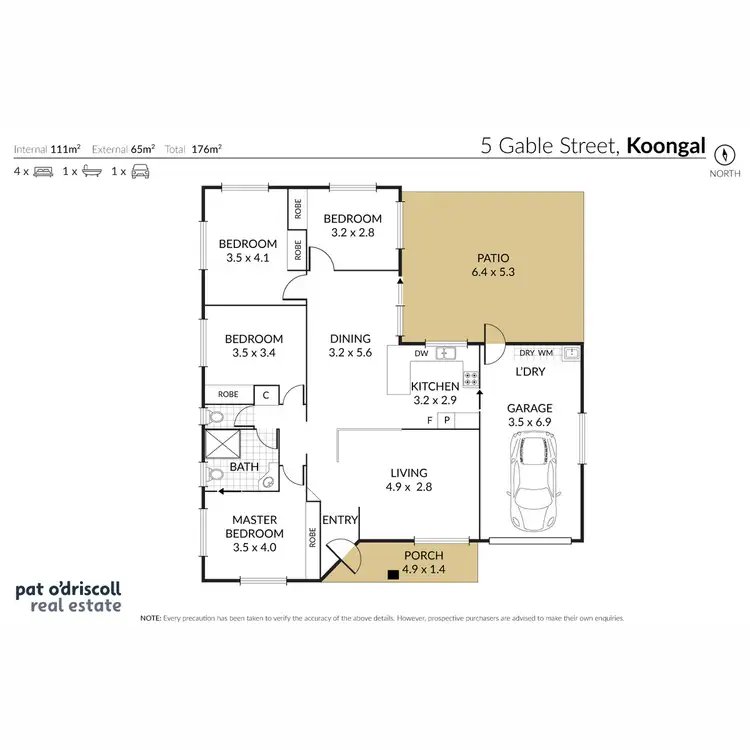 Floorplan of Homely house listing, 5 Gable Street, Koongal QLD 4701