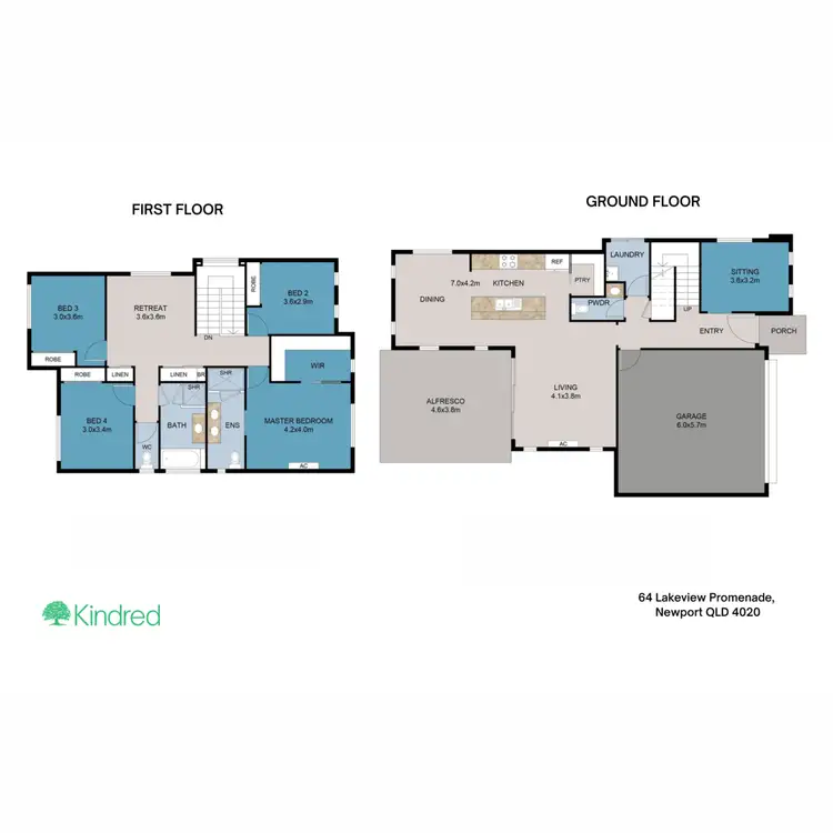 Floorplan of Homely house listing, 64 Lakeview Promenade, Newport QLD 4020
