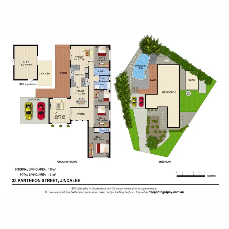 Floorplan of Homely house listing, 33 Pantheon Street, Jindalee QLD 4074