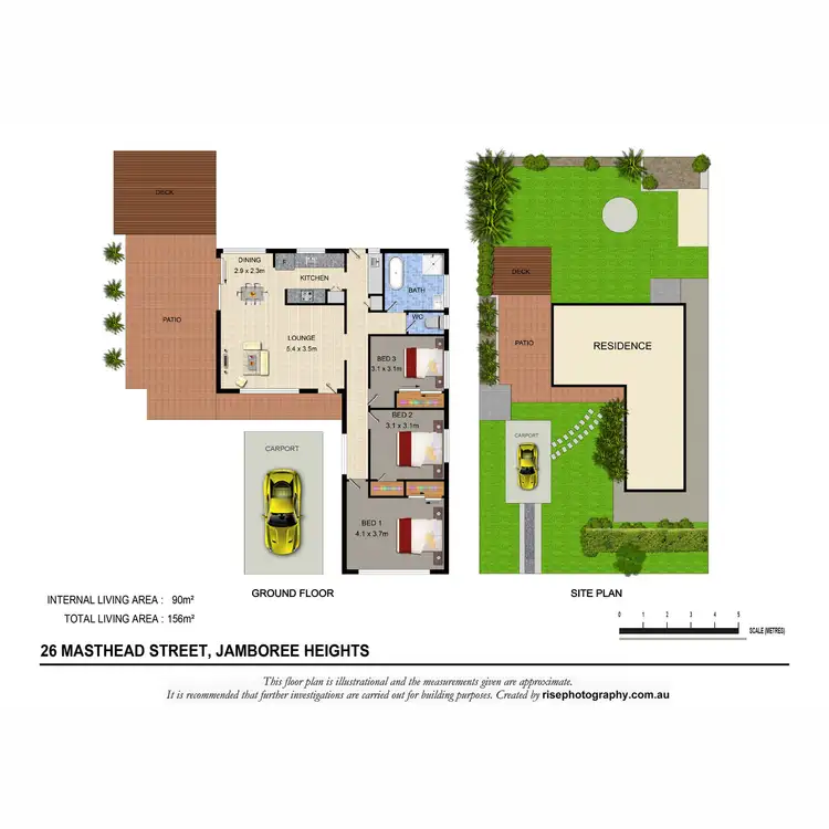 Floorplan of Homely house listing, 26 Masthead Street, Jamboree Heights QLD 4074