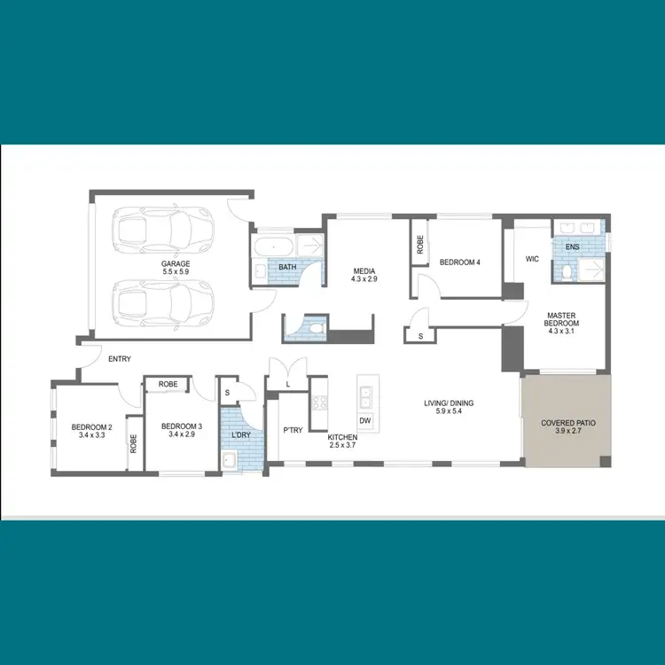 Floorplan of Homely house listing, 95 Tyndall Circuit, Banya QLD 4551