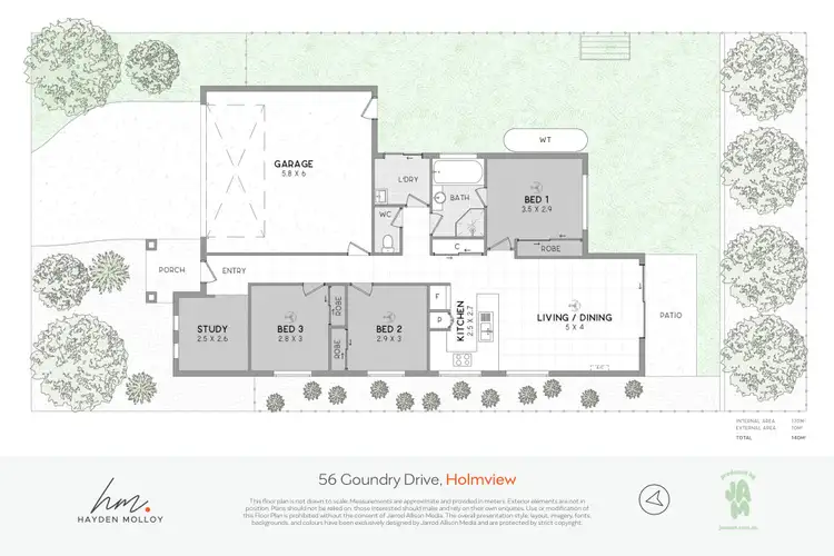 Floorplan of Homely house listing, 56 Goundry Drive, Holmview QLD 4207