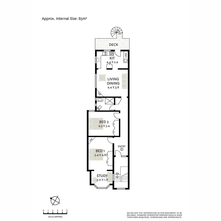 Floorplan of Homely apartment listing, 2/14 Mansfield Street, Glebe NSW 2037