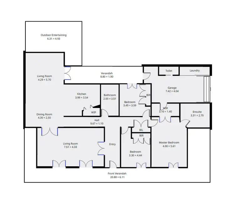 Floorplan of Homely house listing, 59 / 2 Oakey Creek Road, Pokolbin NSW 2320