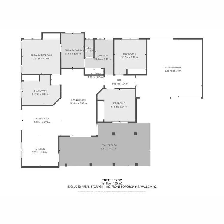 Floorplan of Homely house listing, 15 Charles Court, Andergrove QLD 4740