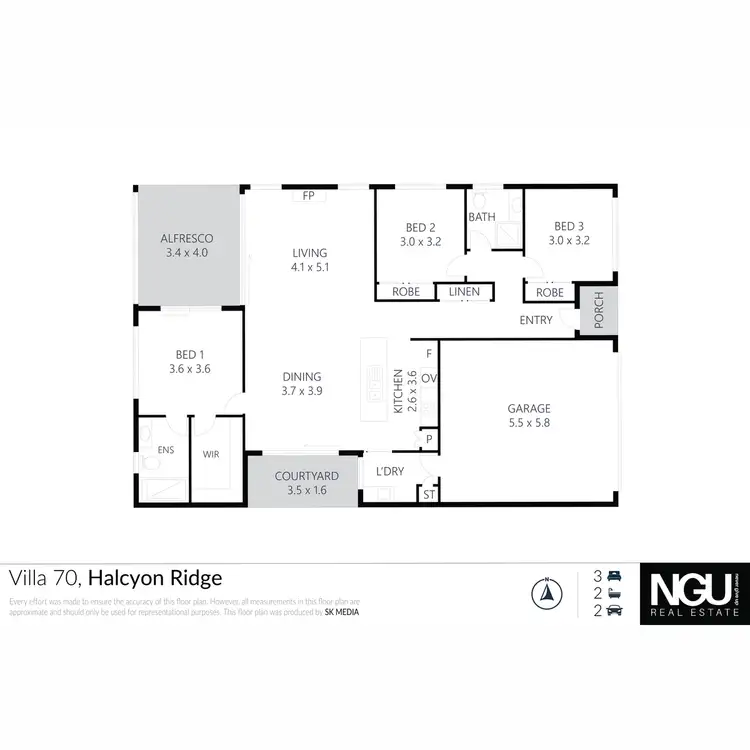 Floorplan of Homely retirement listing, 70/500 South Street, Glenvale QLD 4350