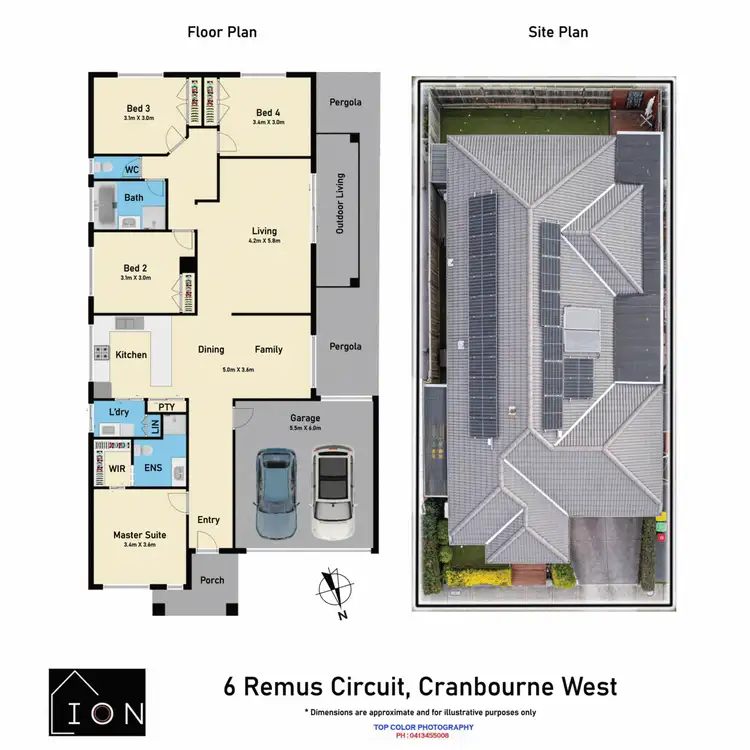 Floorplan of Homely house listing, 6 Remus Circuit, Cranbourne West VIC 3977