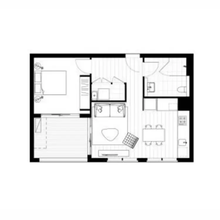 Floorplan of Homely apartment listing, 521/4 Elger Street, Glebe NSW 2037