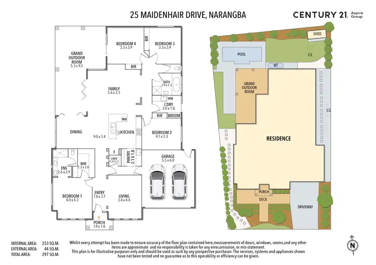 Floorplan of Homely house listing, 25 Maidenhair Drive, Narangba QLD 4504