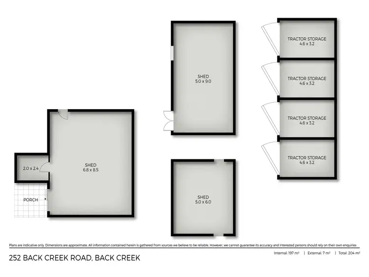 Floorplan of Homely rural property listing, 252 Back Creek Road, Back Creek NSW 2484