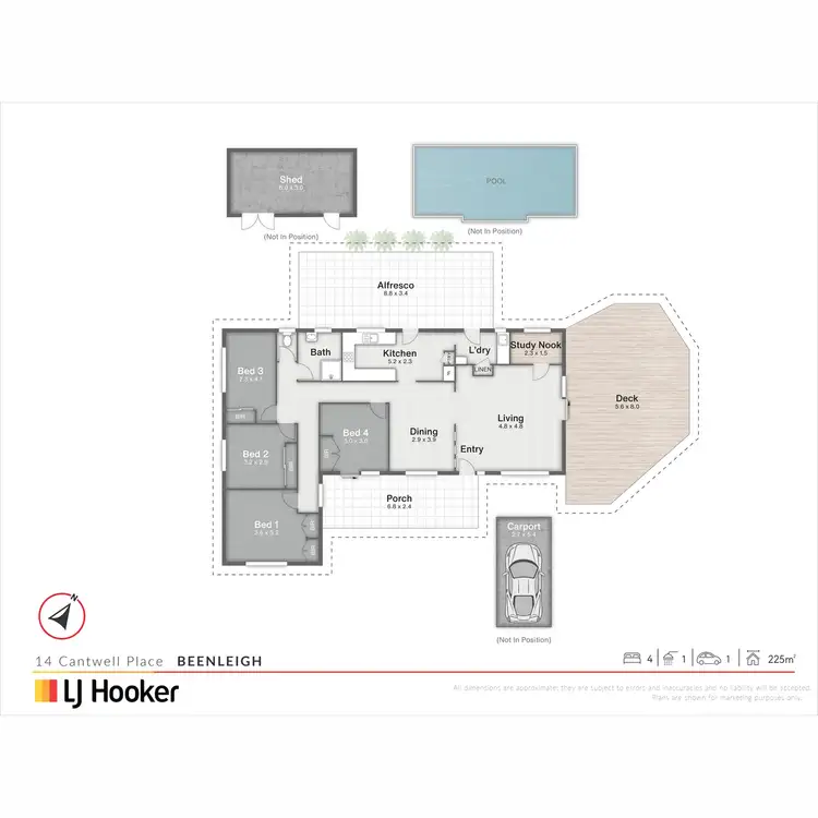 Floorplan of Homely house listing, 14 Cantwell Place, Beenleigh QLD 4207
