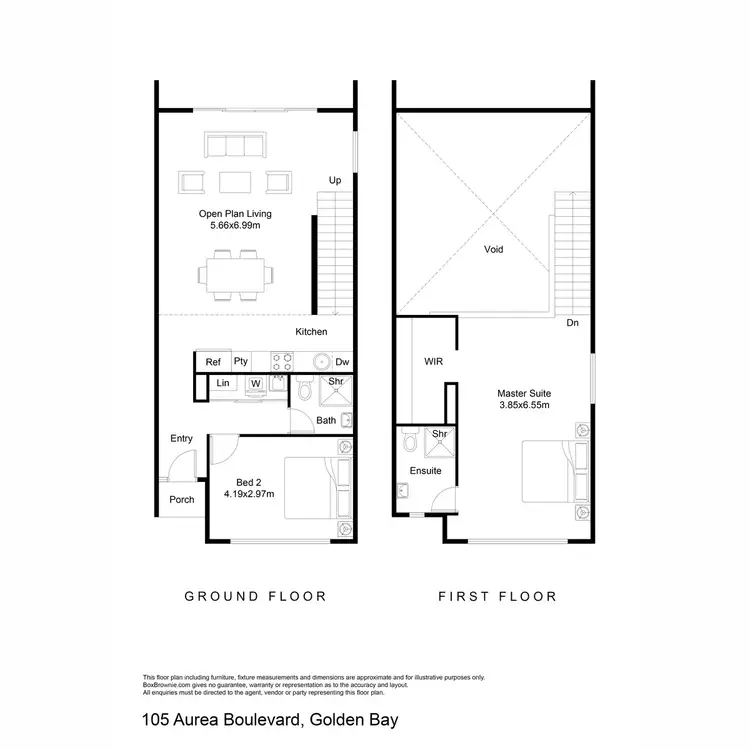 Floorplan of Homely house listing, 105 Aurea Boulevard, Golden Bay WA 6174
