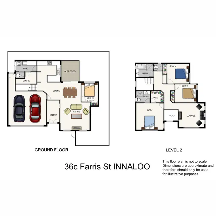 Floorplan of Homely townhouse listing, 36C Farris Street, Innaloo WA 6018