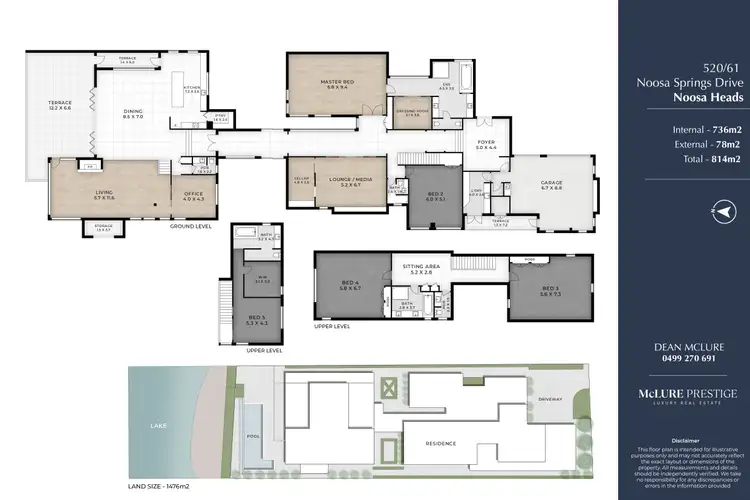 Floorplan of Homely house listing, 520/61 Noosa Springs Drive, Noosa Heads QLD 4567