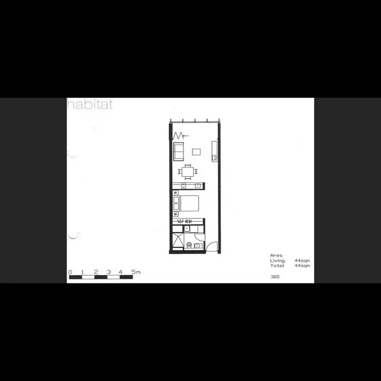 Floorplan of Homely apartment listing, 305/11 Chandos Street, St Leonards NSW 2065