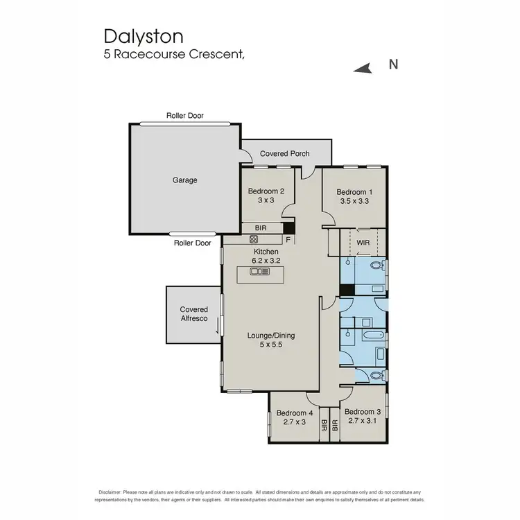 Floorplan of Homely house listing, 5 Racecourse Crescent, Dalyston VIC 3992