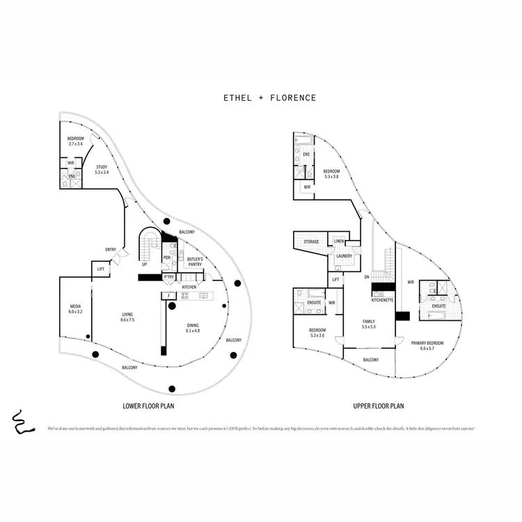Floorplan of Homely apartment listing, 2801/140 Alice Street, Brisbane City QLD 4000