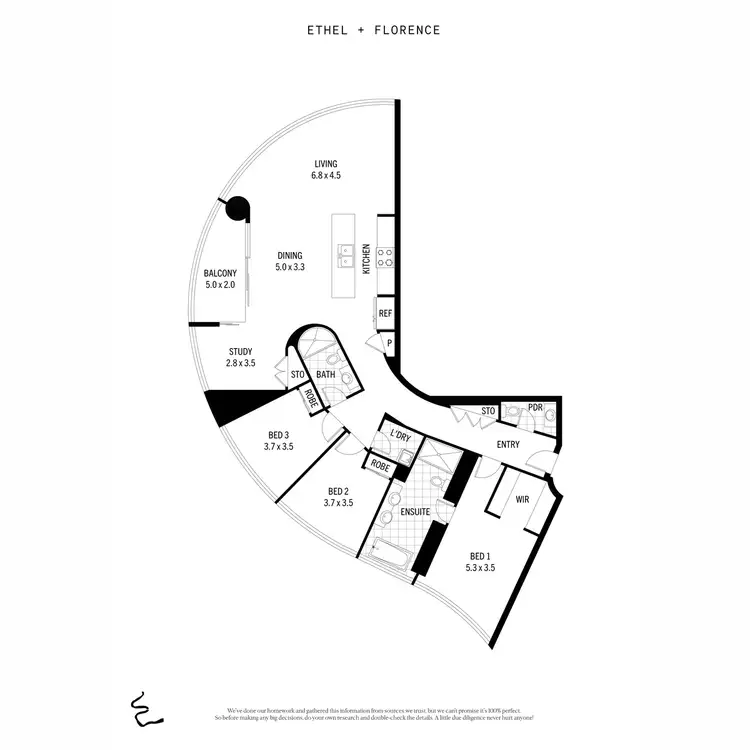 Floorplan of Homely apartment listing, Address available on request