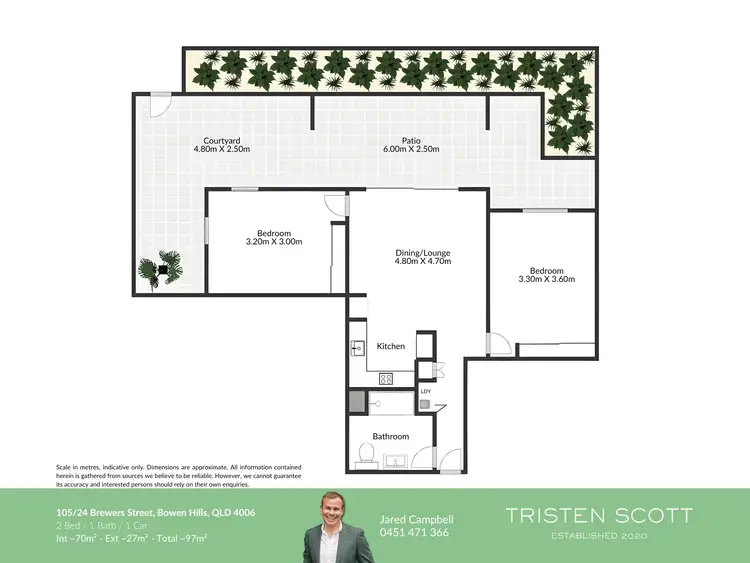 Floorplan of Homely apartment listing, 105/24 Brewers Street, Bowen Hills QLD 4006