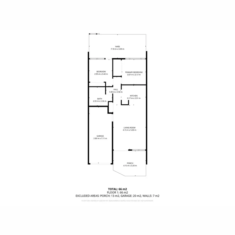 Floorplan of Homely unit listing, 20/222-226 Torquay Terrace, Torquay QLD 4655