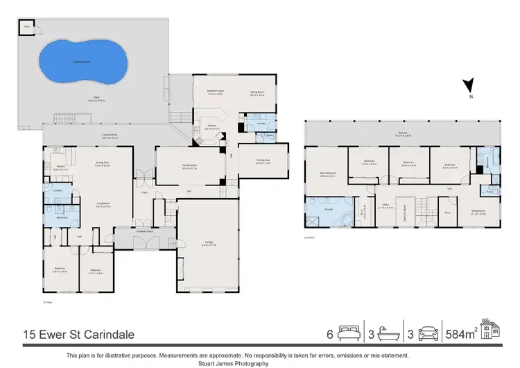 Floorplan of Homely house listing, 15 Ewer Street, Carindale QLD 4152