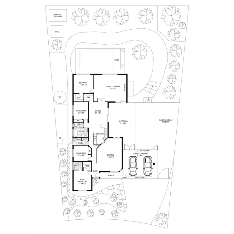 Floorplan of Homely house listing, 15 Carey Crescent, Bacchus Marsh VIC 3340