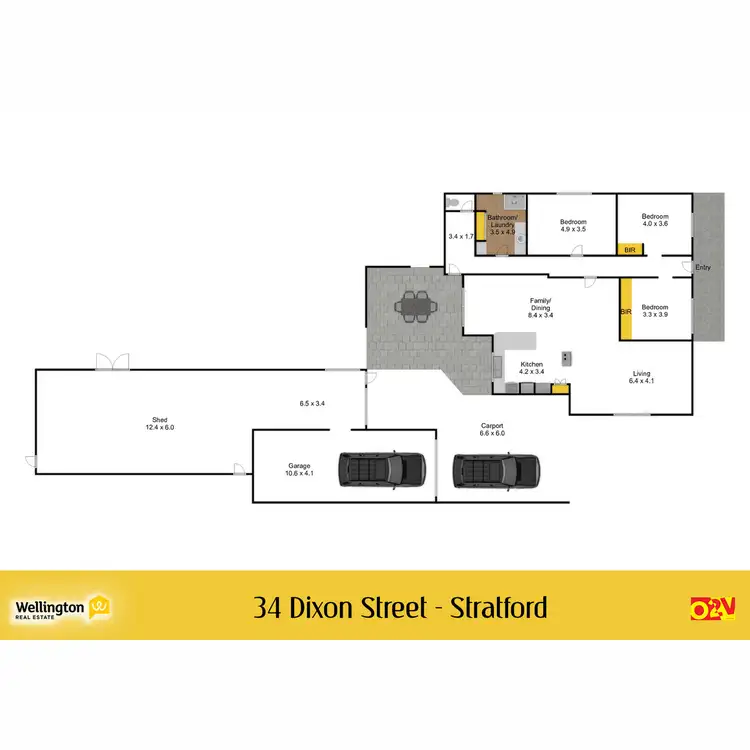 Floorplan of Homely house listing, 34 Dixon Street, Stratford VIC 3862
