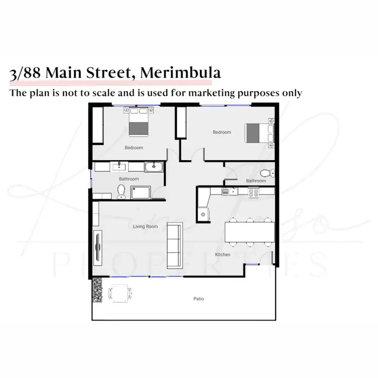 Floorplan of Homely unit listing, 3/88 Main Street, Merimbula NSW 2548