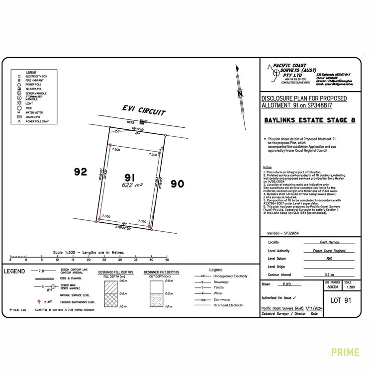 Floorplan of Homely land listing, LOT 91, Stage 8 Baylinks Estate, Pialba QLD 4655