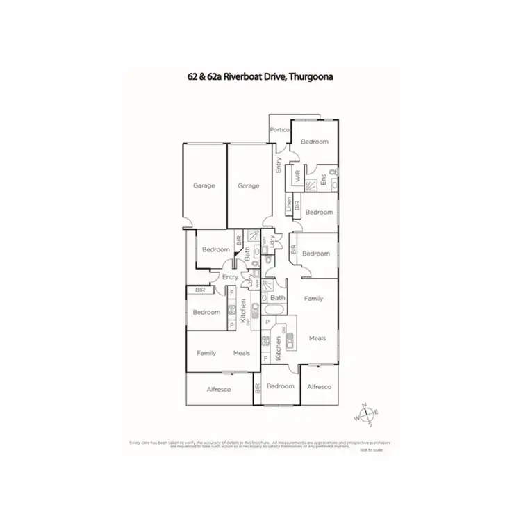 Floorplan of Homely house listing, 62 Riverboat Drive, Thurgoona NSW 2640