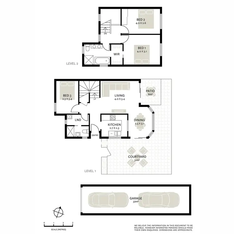 Floorplan of Homely townhouse listing, 3/68-74 Cecily Street, Lilyfield NSW 2040