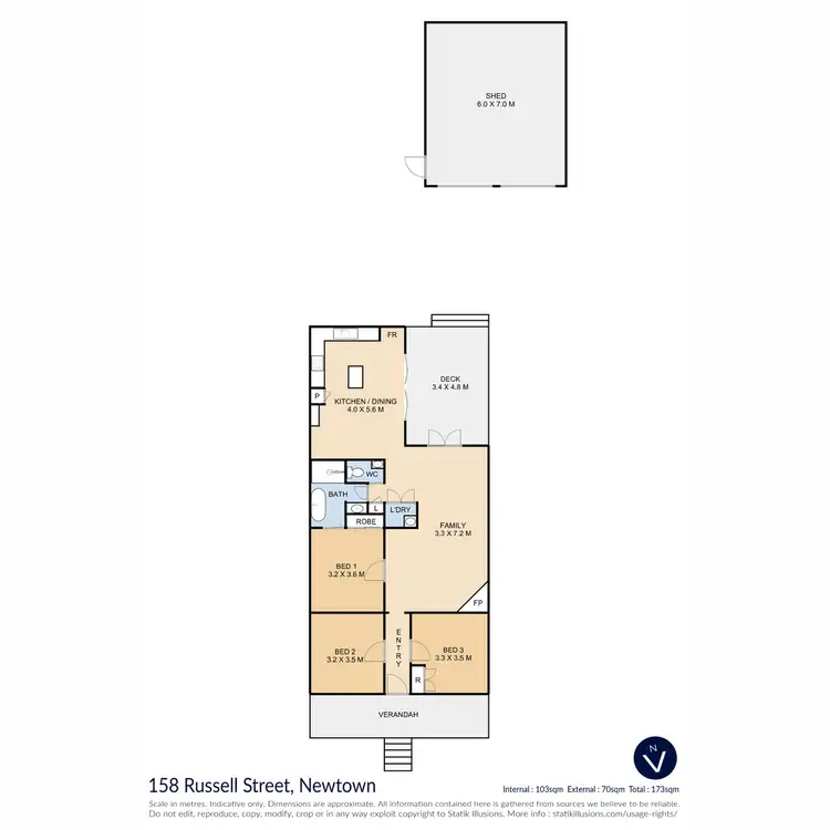 Floorplan of Homely house listing, 158 Russell Street, Newtown QLD 4350