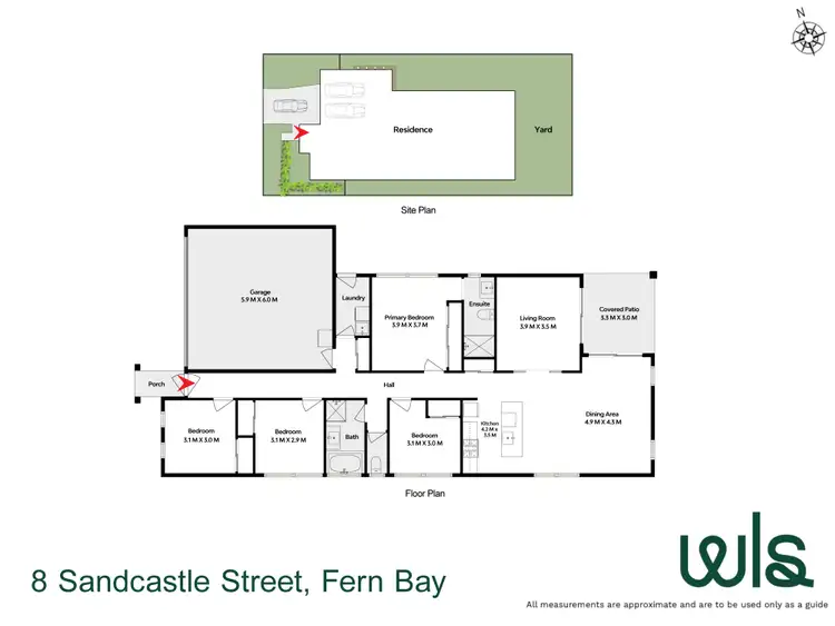 Floorplan of Homely house listing, 8 Sandcastle Street, Fern Bay NSW 2295