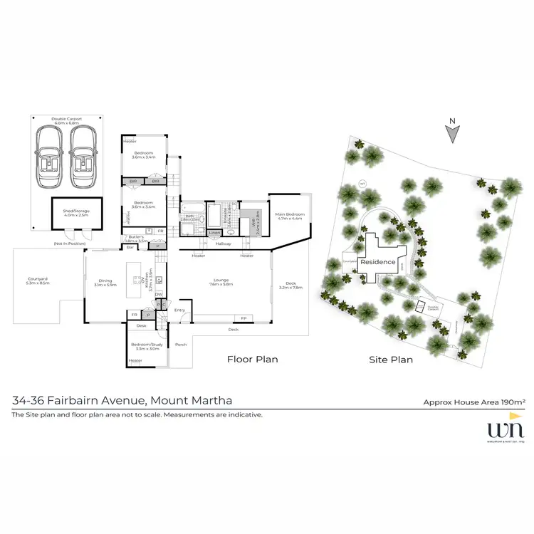 Floorplan of Homely house listing, 34 - 36 Fairbairn Avenue, Mount Martha VIC 3934
