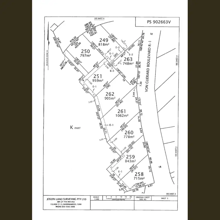 Floorplan of Homely land listing, 57 Von Guerard Boulevard, Warrnambool VIC 3280