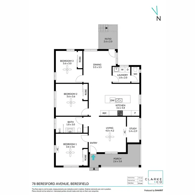 Floorplan of Homely house listing, 78 Beresford Avenue, Beresfield NSW 2322