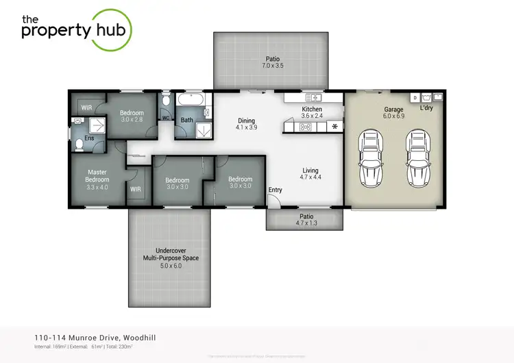 Floorplan of Homely house listing, 110-114 Munroe Drive, Woodhill QLD 4285