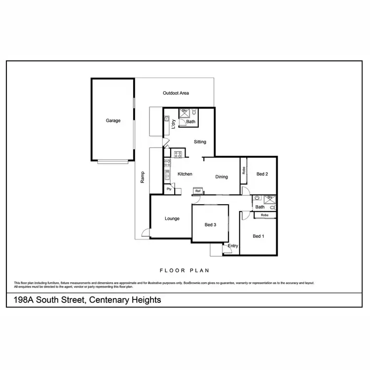 Floorplan of Homely house listing, 198a South Street, Centenary Heights QLD 4350