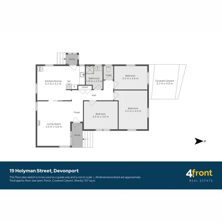Floorplan of Homely house listing, 19 Holyman Street, Devonport TAS 7310