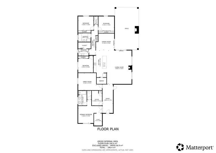 Floorplan of Homely house listing, 62 Brewer Drive, Wodonga VIC 3690