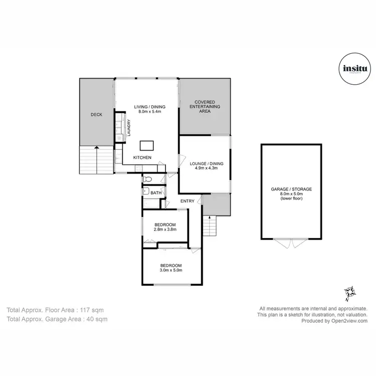 Floorplan of Homely house listing, 15 Glenlusk Road, Berriedale TAS 7011