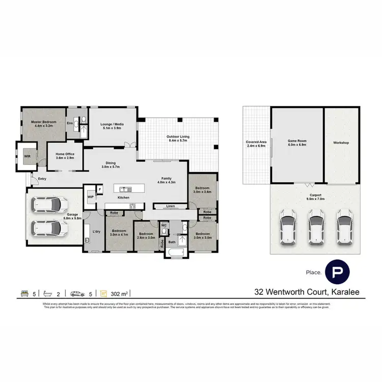 Floorplan of Homely house listing, 32 Wentworth Court, Karalee QLD 4306